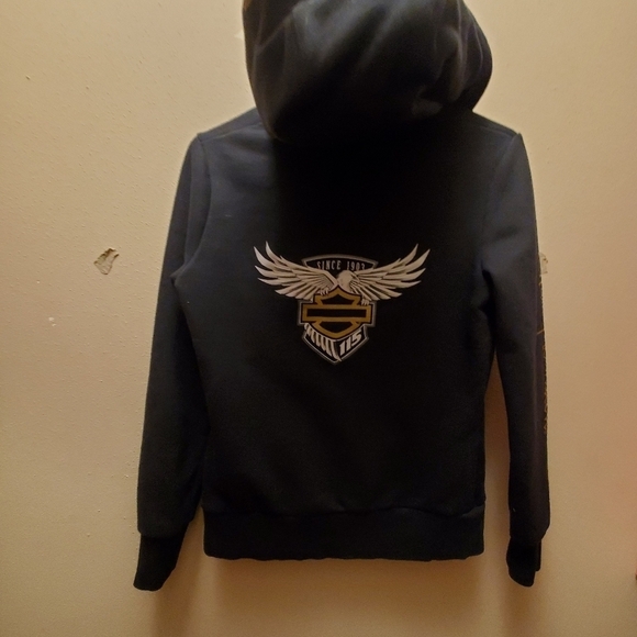 Womens size small Harley-Davidson  black hoodie 115th super comfy - Picture 6 of 12